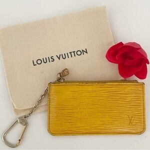 Louis Vuitton Yellow Key Pouch